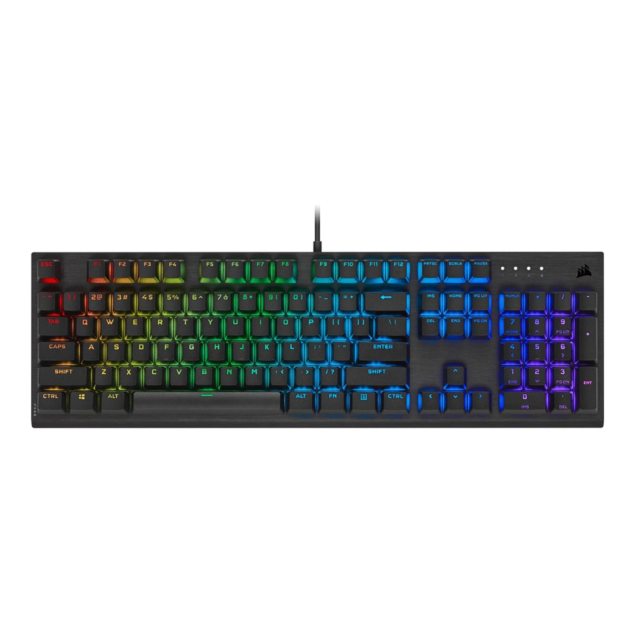Corsair CH-910D119-NA K60 RGB Pro SE Mechanical Gaming Keyboard - Cherry Viola - Black - Image 12