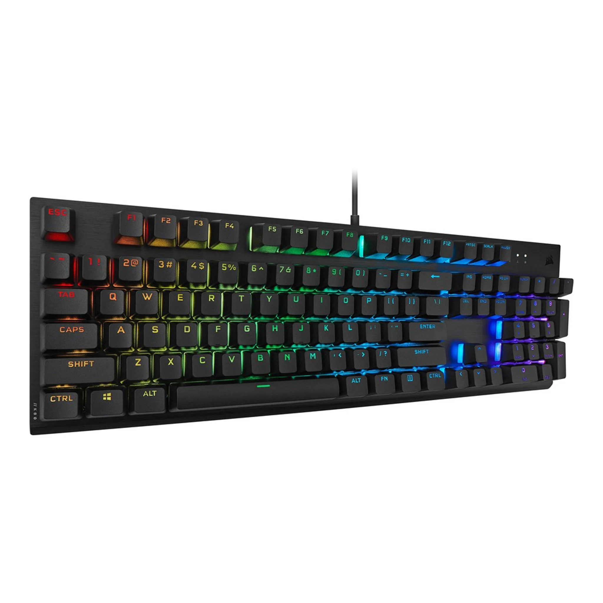 Corsair CH-910D119-NA K60 RGB Pro SE Mechanical Gaming Keyboard - Cherry Viola - Black - Image 13