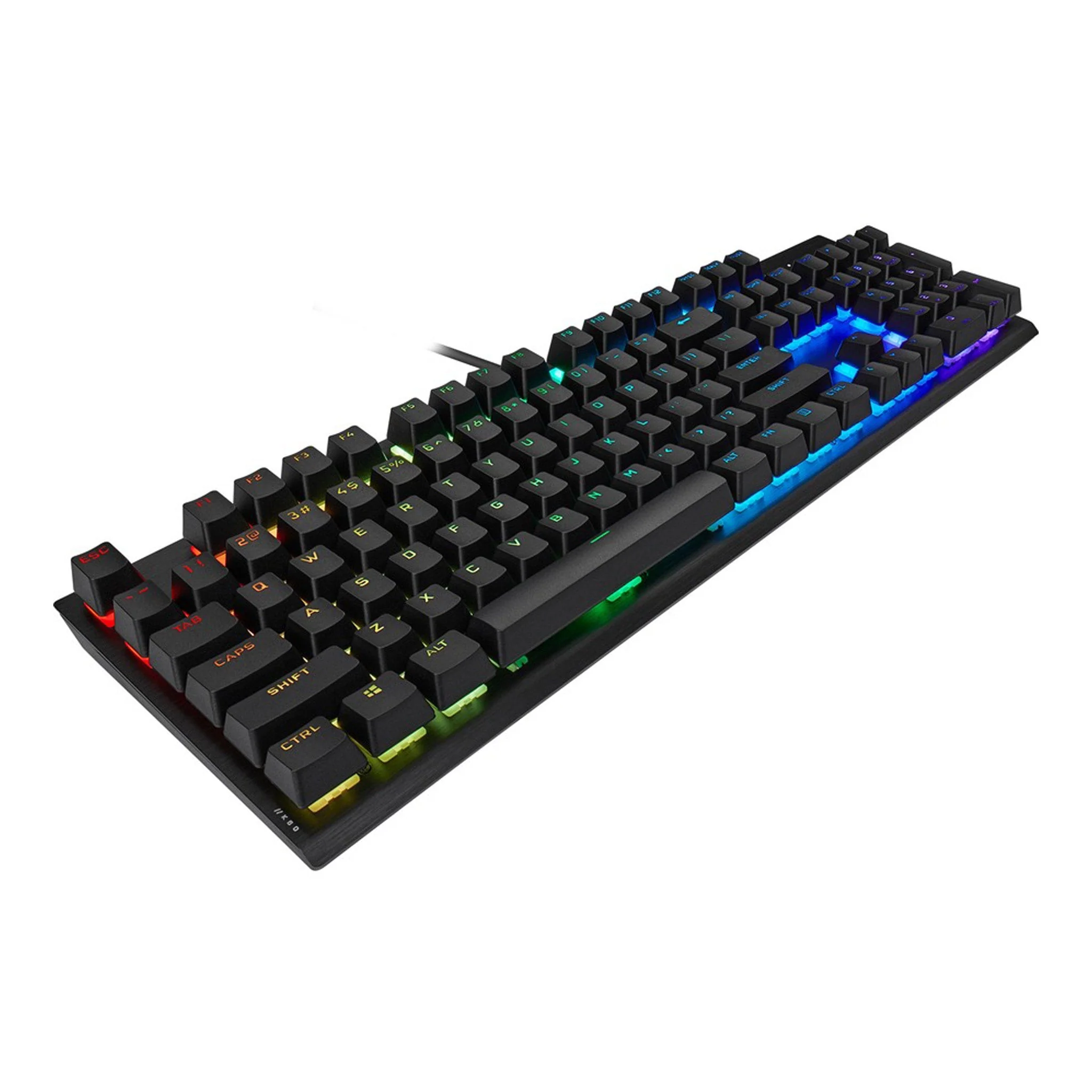 Corsair CH-910D119-NA K60 RGB Pro SE Mechanical Gaming Keyboard - Cherry Viola - Black - Image 3