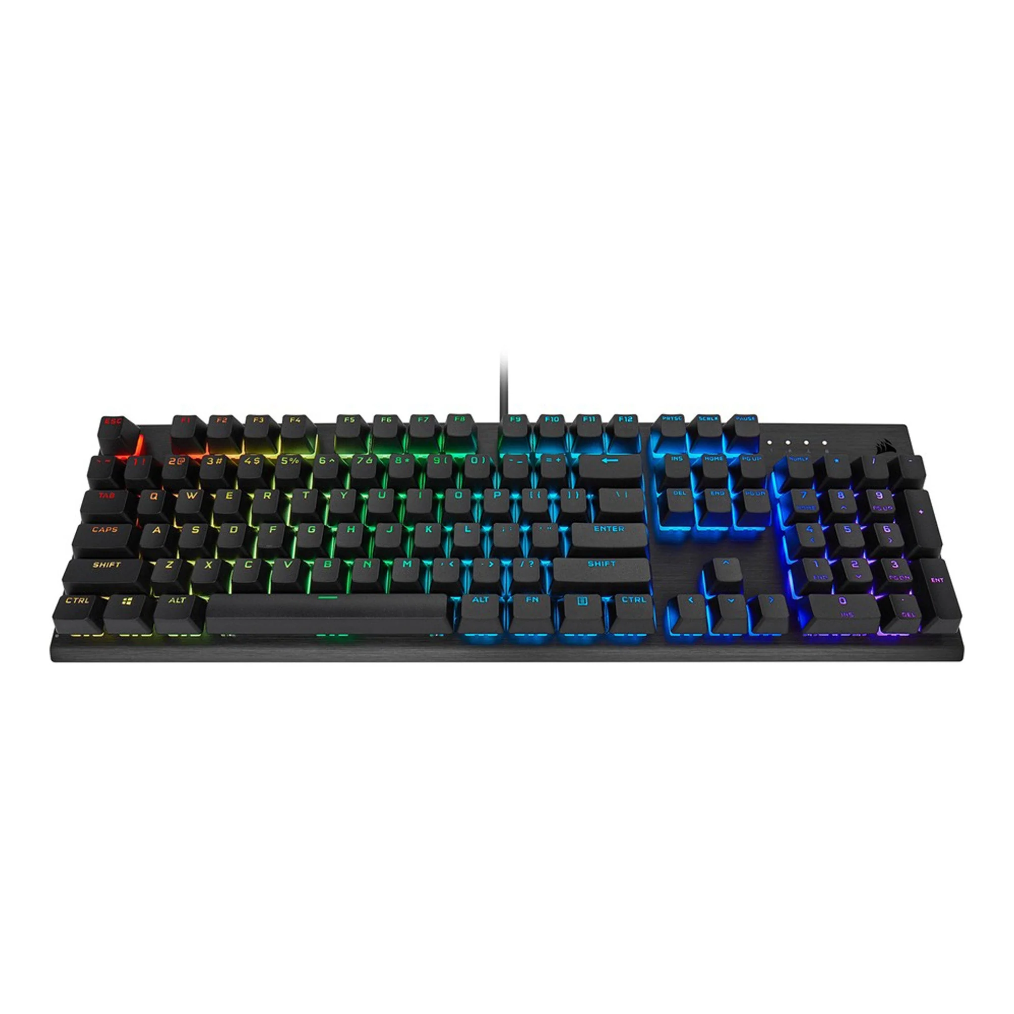Corsair CH-910D119-NA K60 RGB Pro SE Mechanical Gaming Keyboard - Cherry Viola - Black - Image 6