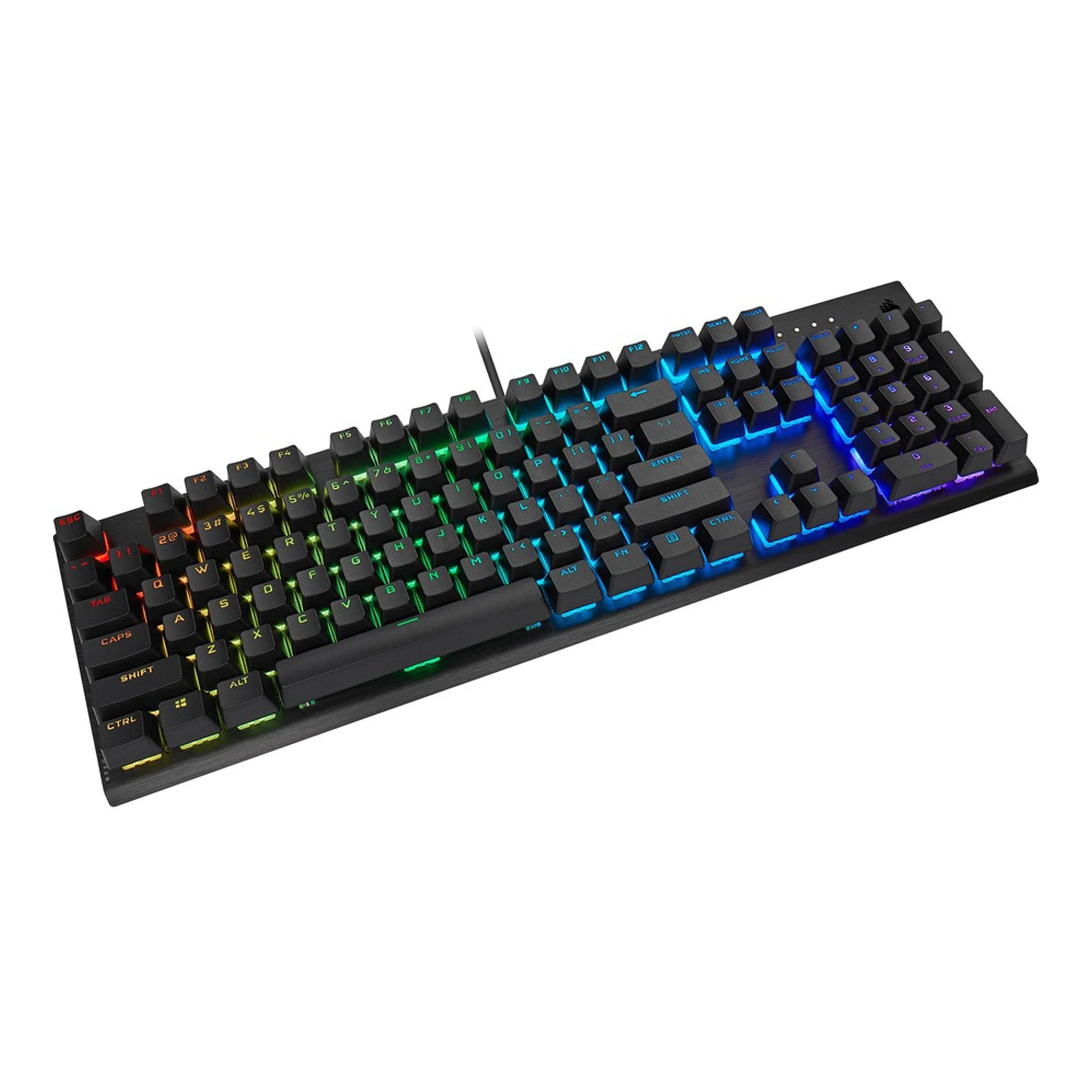 Corsair CH-910D119-NA K60 RGB Pro SE Mechanical Gaming Keyboard - Cherry Viola - Black - Image 9