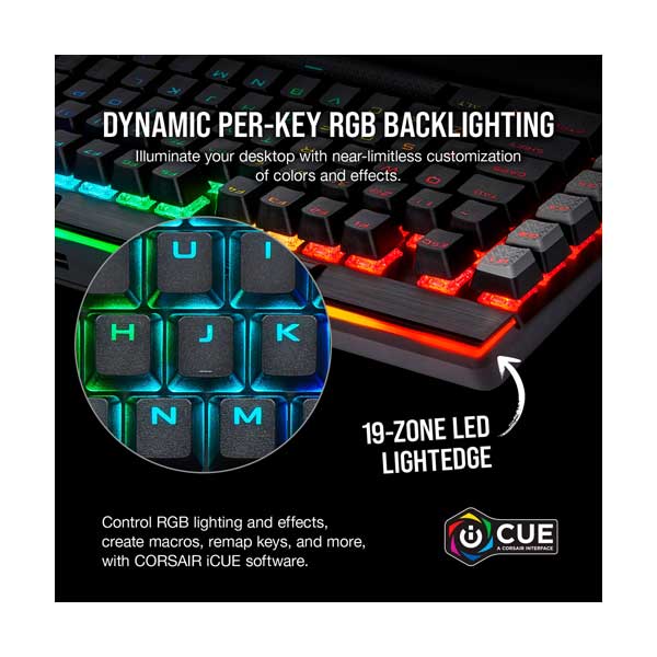 CORSAIR CH-9127411-NA K95 RGB PLATINUM XT Mechanical Gaming Keyboard with CHERRY MX Blue Keyswitches - Image 3
