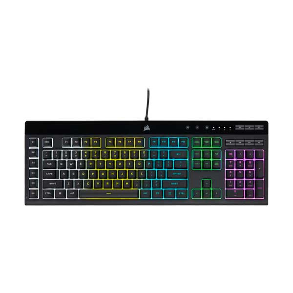 CORSAIR CH-9226765-NA K55 RGB PRO Gaming Keyboard with 6 Dedicated Programmable Macro Keys - Image 2