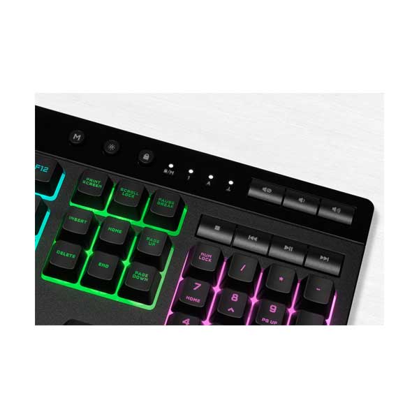 CORSAIR CH-9226765-NA K55 RGB PRO Gaming Keyboard with 6 Dedicated Programmable Macro Keys - Image 4