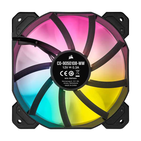 CORSAIR CO-9050108-WW 120mm iCUE SP120 RGB ELITE Performance PWM Fan - Single Pack - Image 2