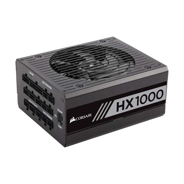 Corsair HX1000i 1000 Watt ATX Power Supply -Platinum Rated - Black