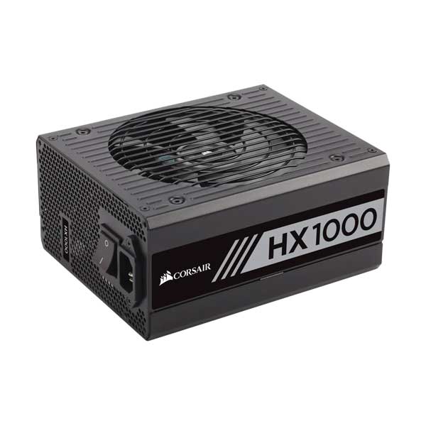 Corsair HX1000i 1000 Watt ATX Power Supply -Platinum Rated - Black - Image 2