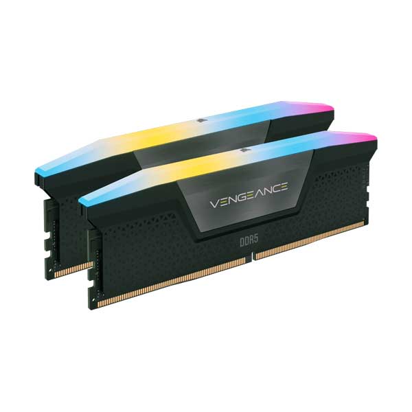 CORSAIR VENGEANCE RGB DDR5 32GB (2 x 16GB) 6400MHz - Black