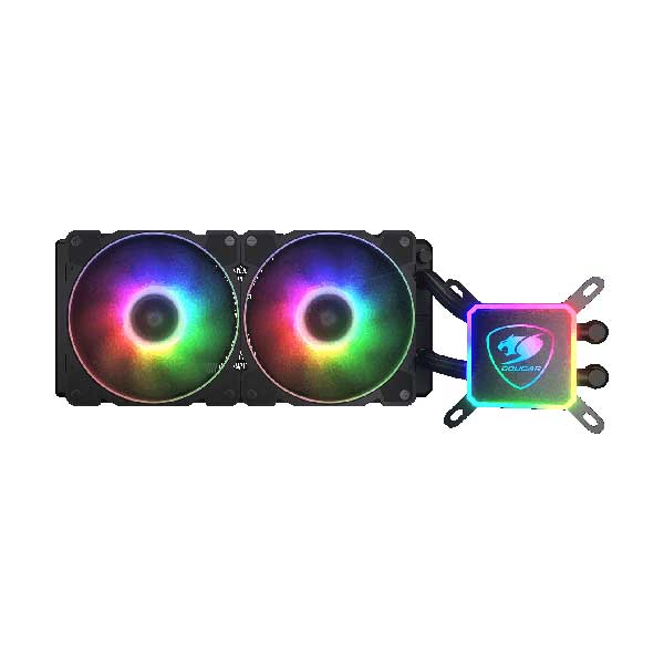 COUGAR AQUA ARGB 240 All-in-One Addressable RGB Liquid CPU Cooling System with Remote Controller - Image 2