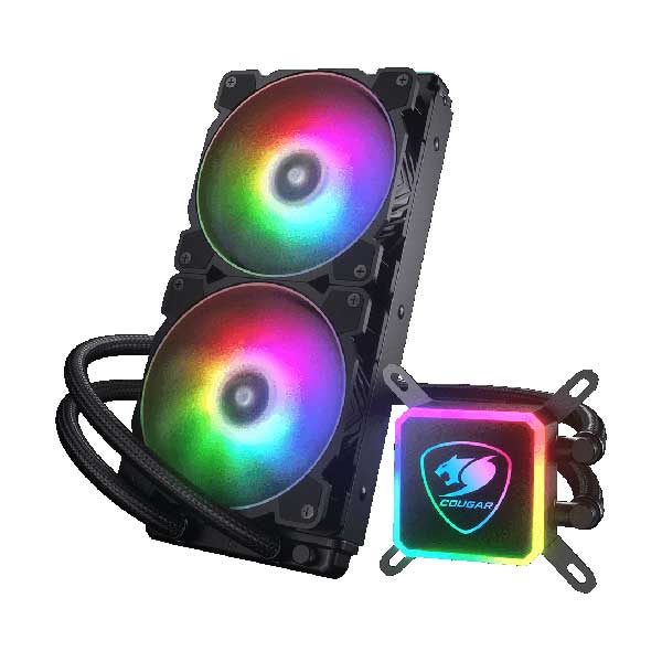 COUGAR AQUA ARGB 240 All-in-One Addressable RGB Liquid CPU Cooling System with Remote Controller - Image 3