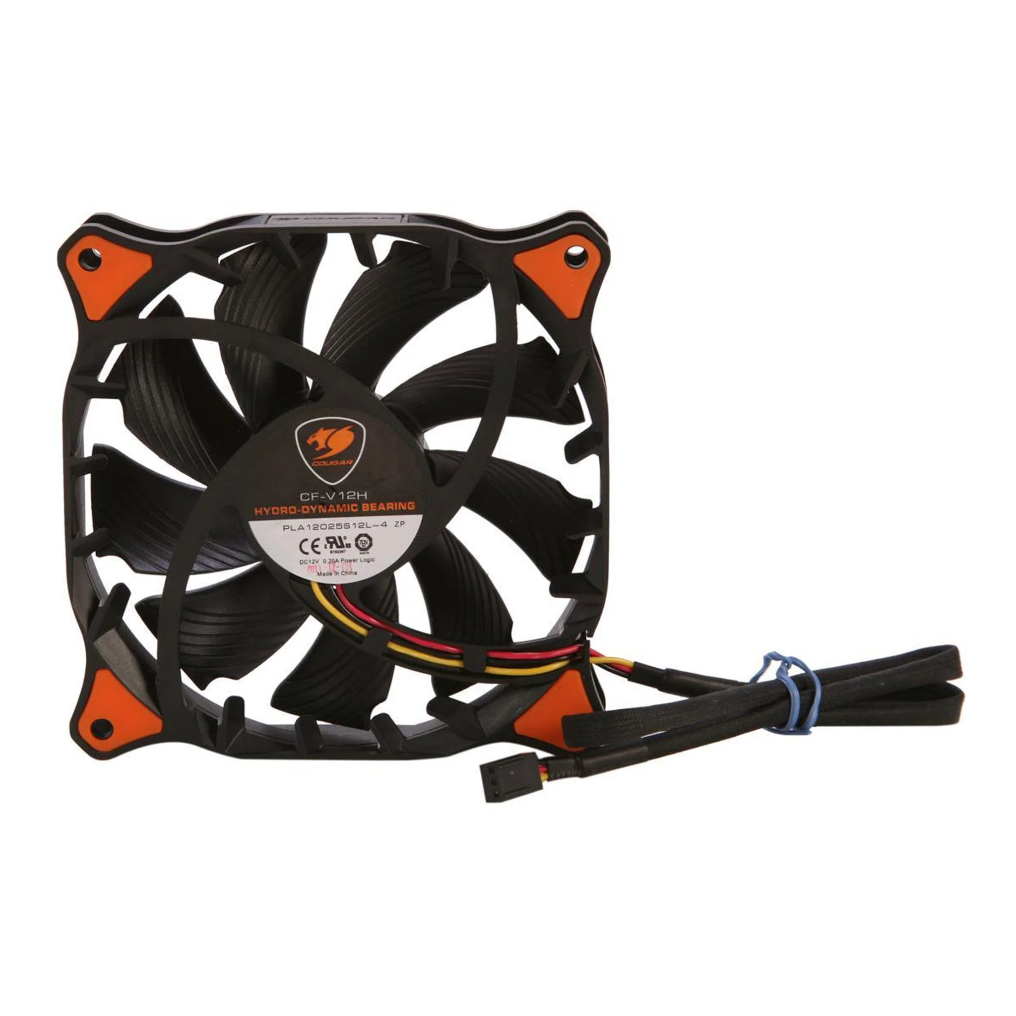 COUGAR CFV12HB 120mm Black Hydro Dynamic Bearing Case Fan - Image 4