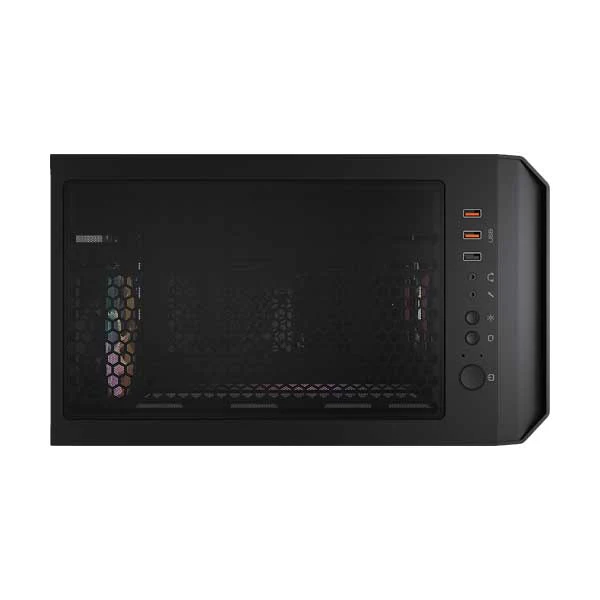 COUGAR MX430 Air RGB Black Compact ARGB Mid Tower Case with Modern Patterned Air Vents - Image 3