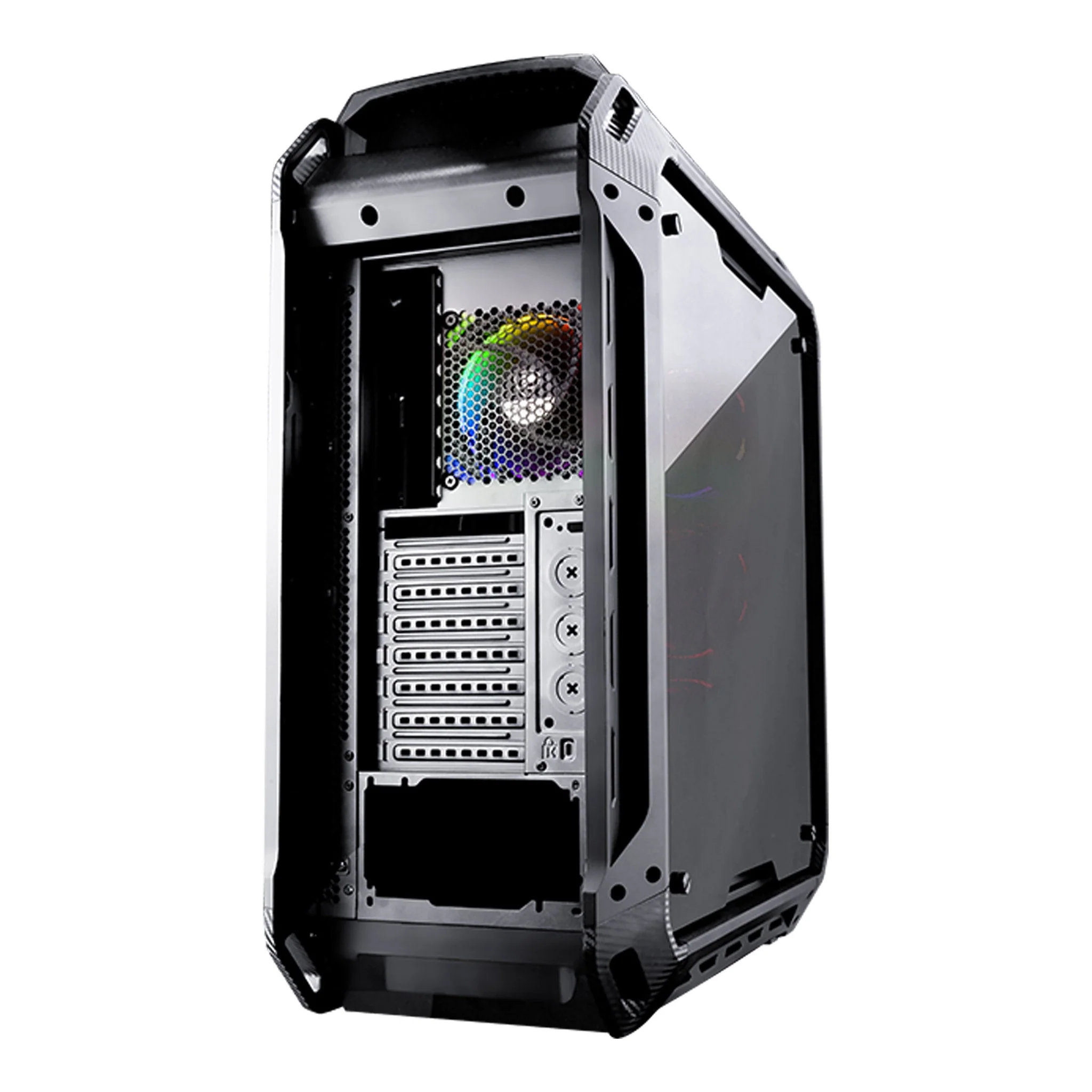 COUGAR PANZER EVO RGB Black LED Tempered Glass Full-Tower ATX Gaming Case with Lighting Remote Control and 4x Vortex ARGB 120mm Fans - Image 4