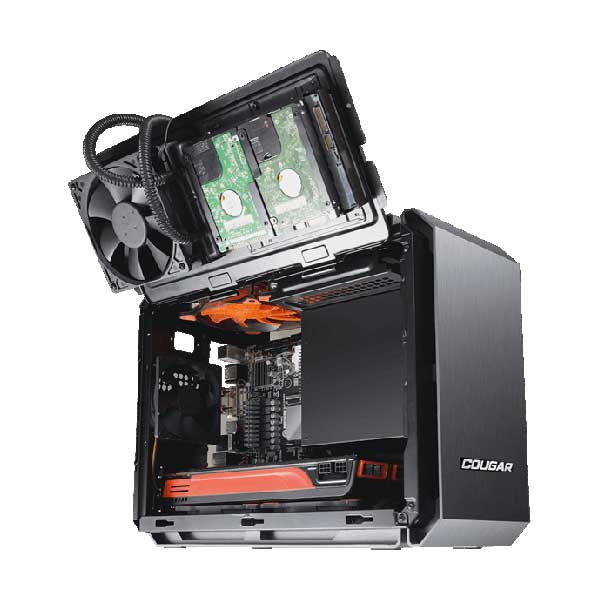 COUGAR QBX Ultra-Compact Pro Gaming Mini-ITX Case - Image 3