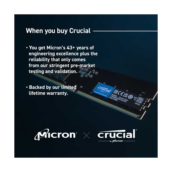 16GDDR5-4800 16GB DDR5 4800MHz UDIMM Memory Module - Image 5