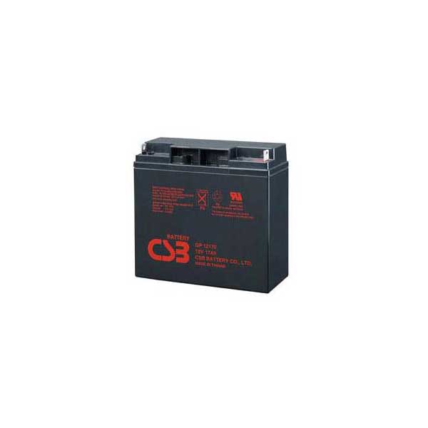 CSB 12V 17Ah SLA Battery w/ M5 Nut & Bolt Terminals