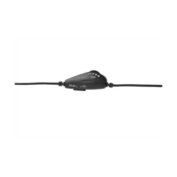 Cyber Acoustics AC-840 USB Mono Headset with In-Line Volume and Mute Controls - Image 3