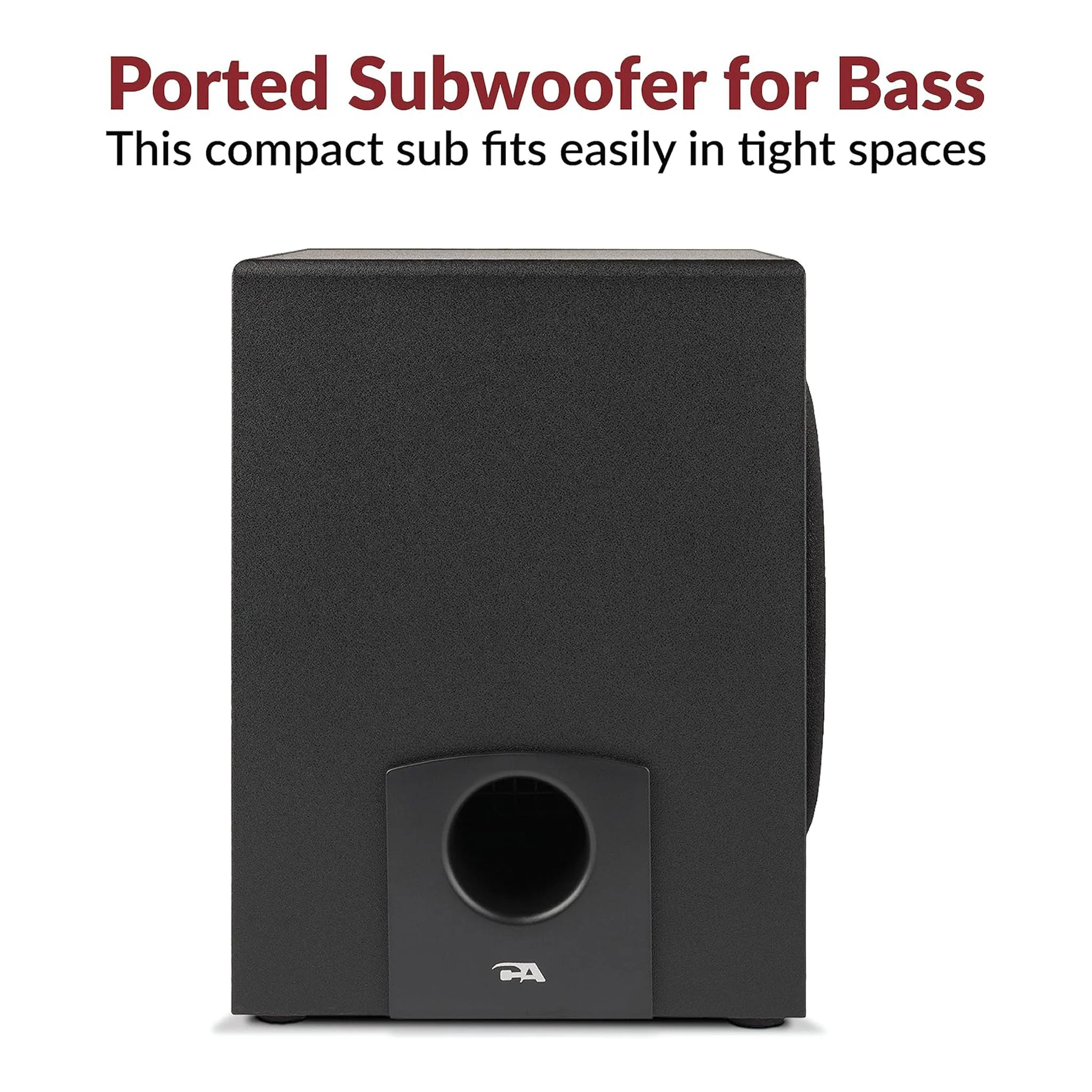 Cyber Acoustics CA-3090 2.1 Powered Speaker System with Control Pod - 18W - Black - Image 5