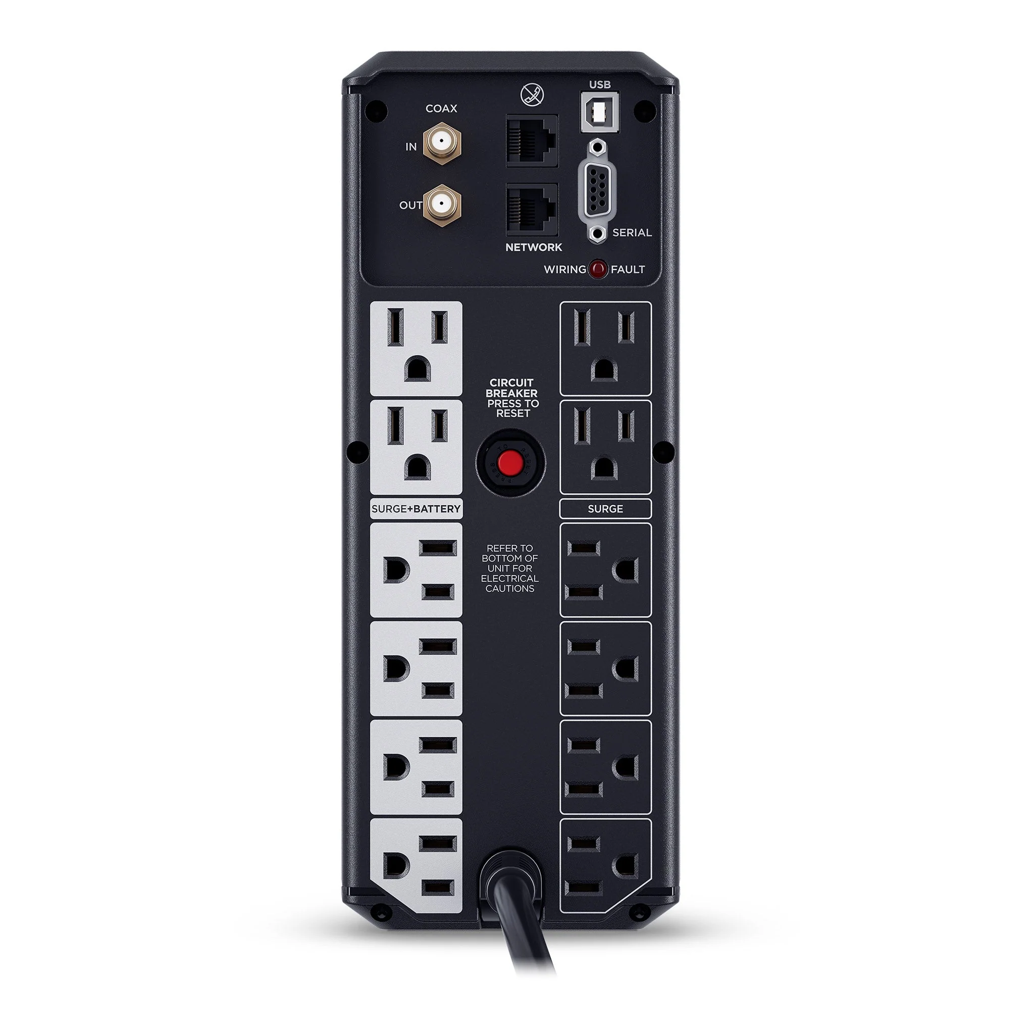 CyberPower CP1500AVRLCD3 12-Outlet 900W Line Interactive Intelligent LCD Display UPS - Image 3