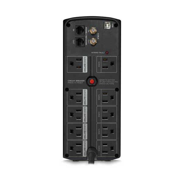 CyberPower LX1325GU 1325VA 810W 10-Outlet Intelligent LCD Battery Back-Up - Image 2