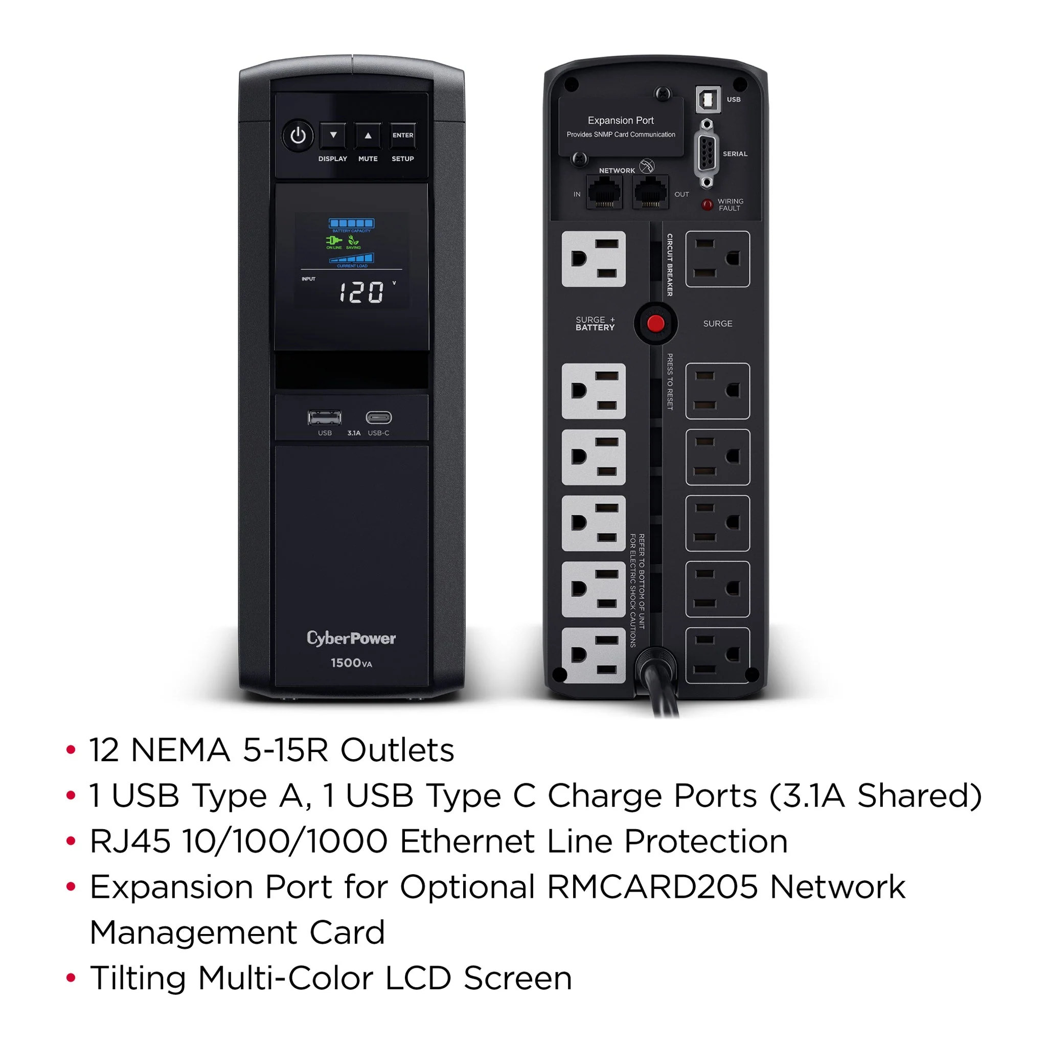 CyberPower PFC Sinewave 1500VA UPS - Image 4