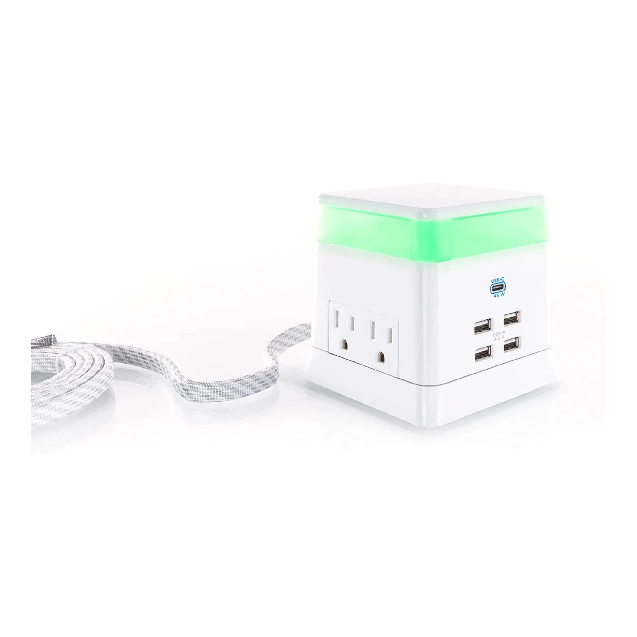 CyberPower PS406UC 400J 45W USB-C 4.2A USB-A Home Office Power Station with Surge Protection - Image 4