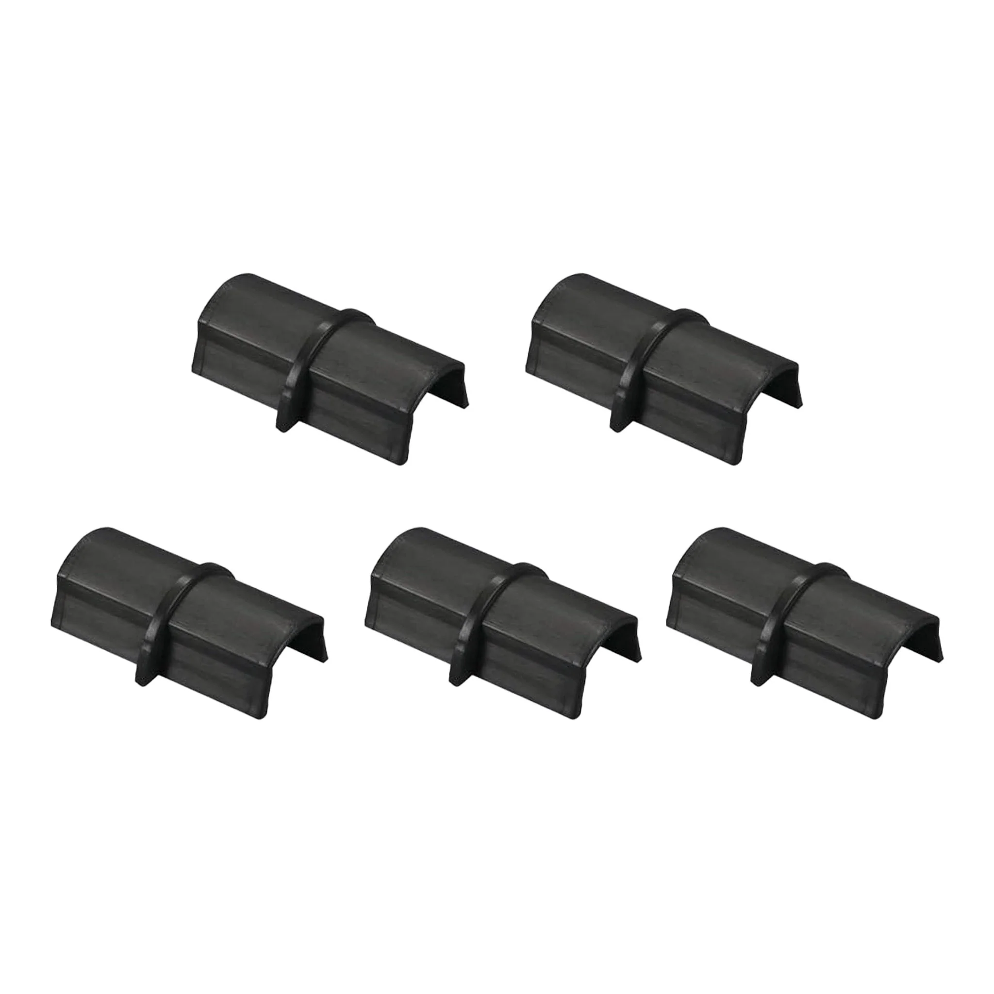 D-Line US/CP3015B-5PK 5-Pack Connector Coupler Mini Cable Raceway Accessory - Black - Image 2