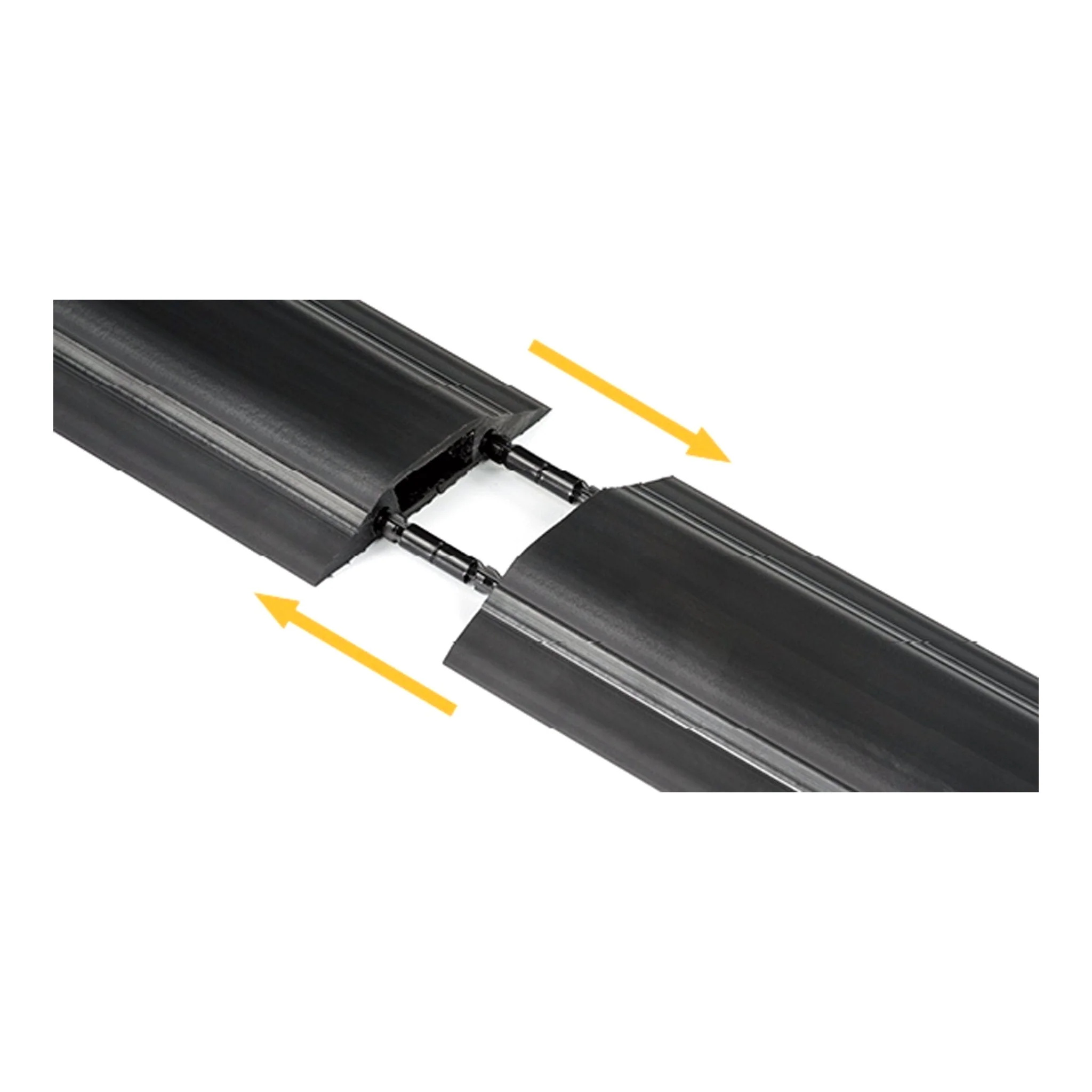 D-Line US/FC83B 6ft Medium Duty Floor Cord Cover - Black - Image 3