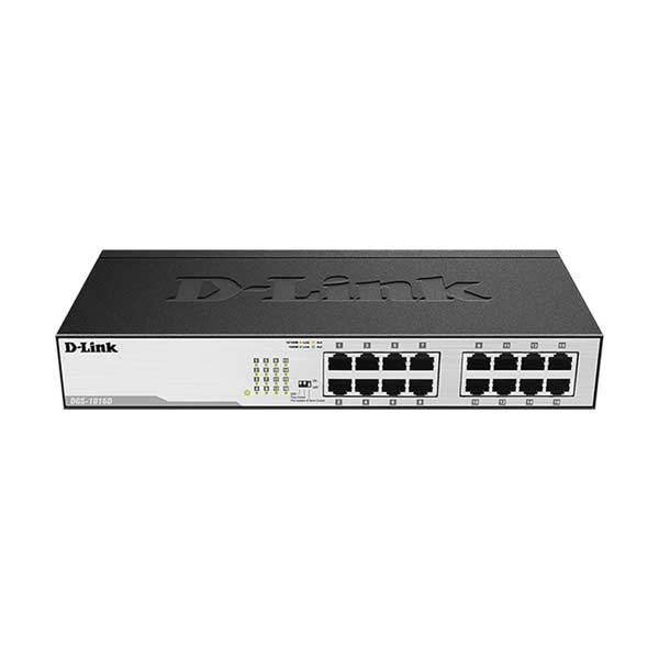 D-Link 16-Port Gigabit Unmanaged Desktop Switch (DGS-1016D)