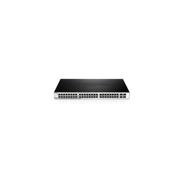 D-Link DGS-1210-52 48 Port 10/100/1000BASE-T Web Smart Switch w/ 4 SFP Ports