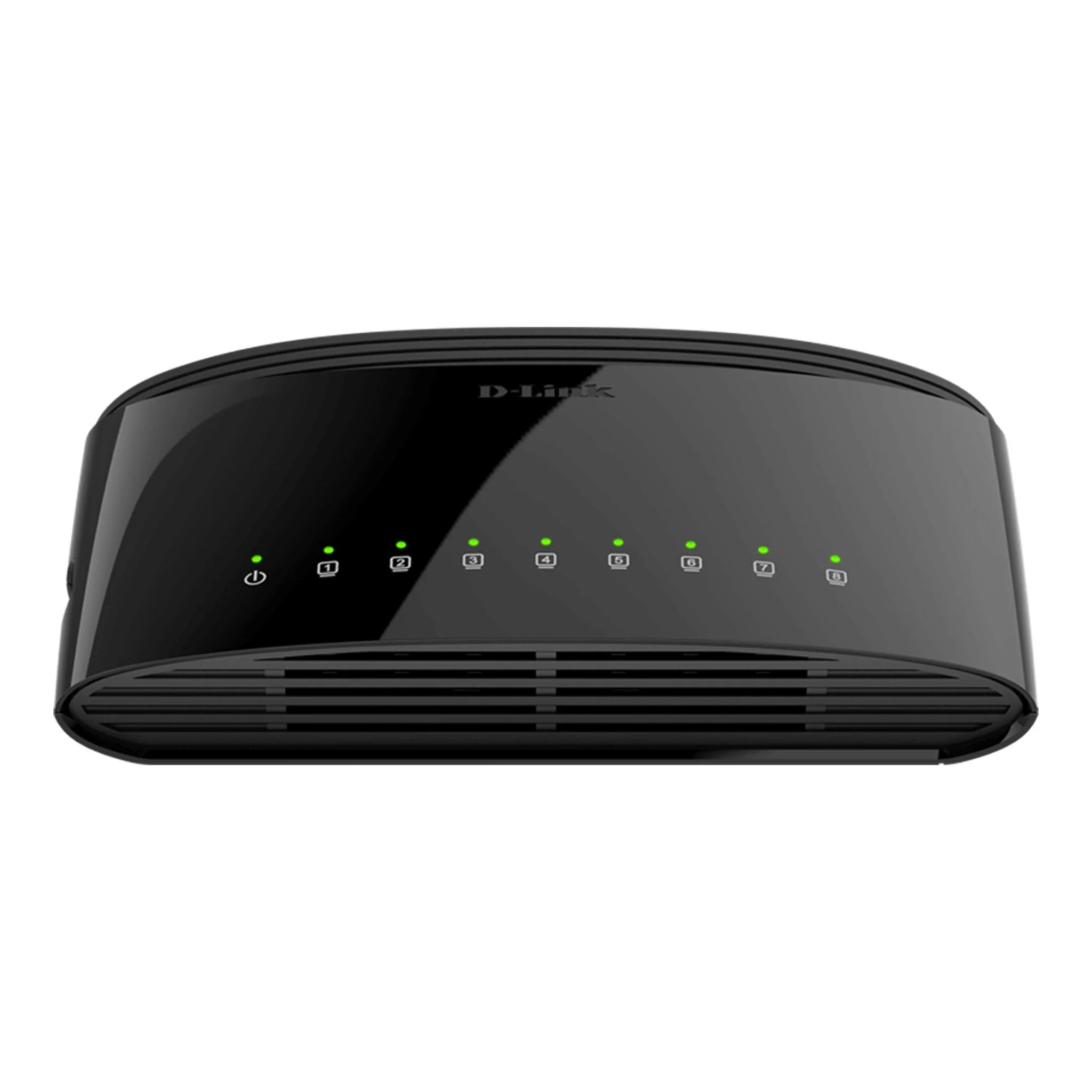D-Link DGS-1008G 8-port Ethernet Gigabit QoS Switch.