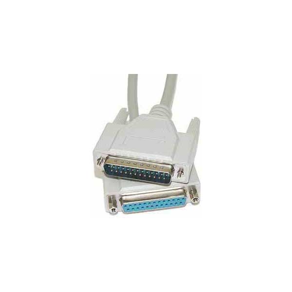 DB25 Male to Female Extension Cable - 10'