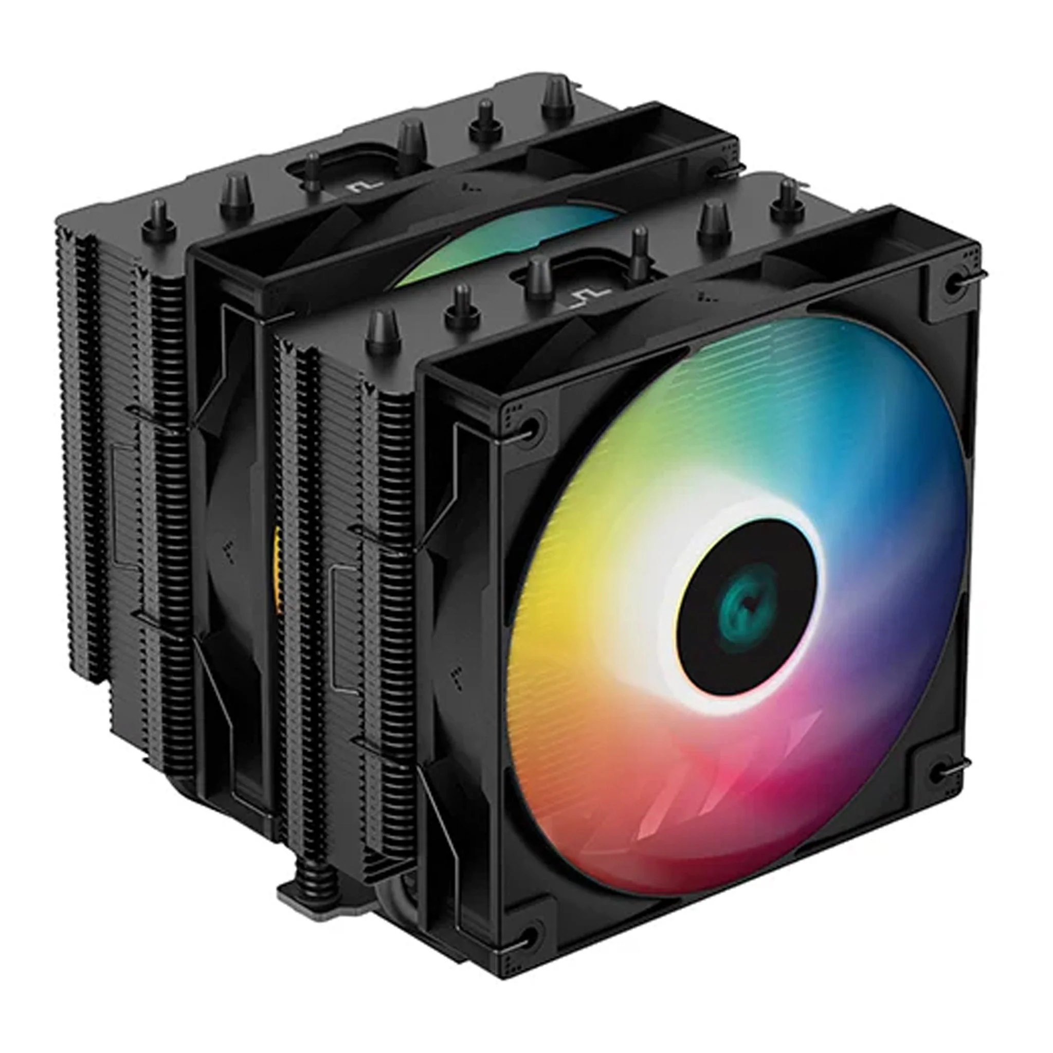 DeepCool R-AG620-BKANMN-G-2 Dual-Tower 120m BK ARGB CPU Cooler - Black - Image 2