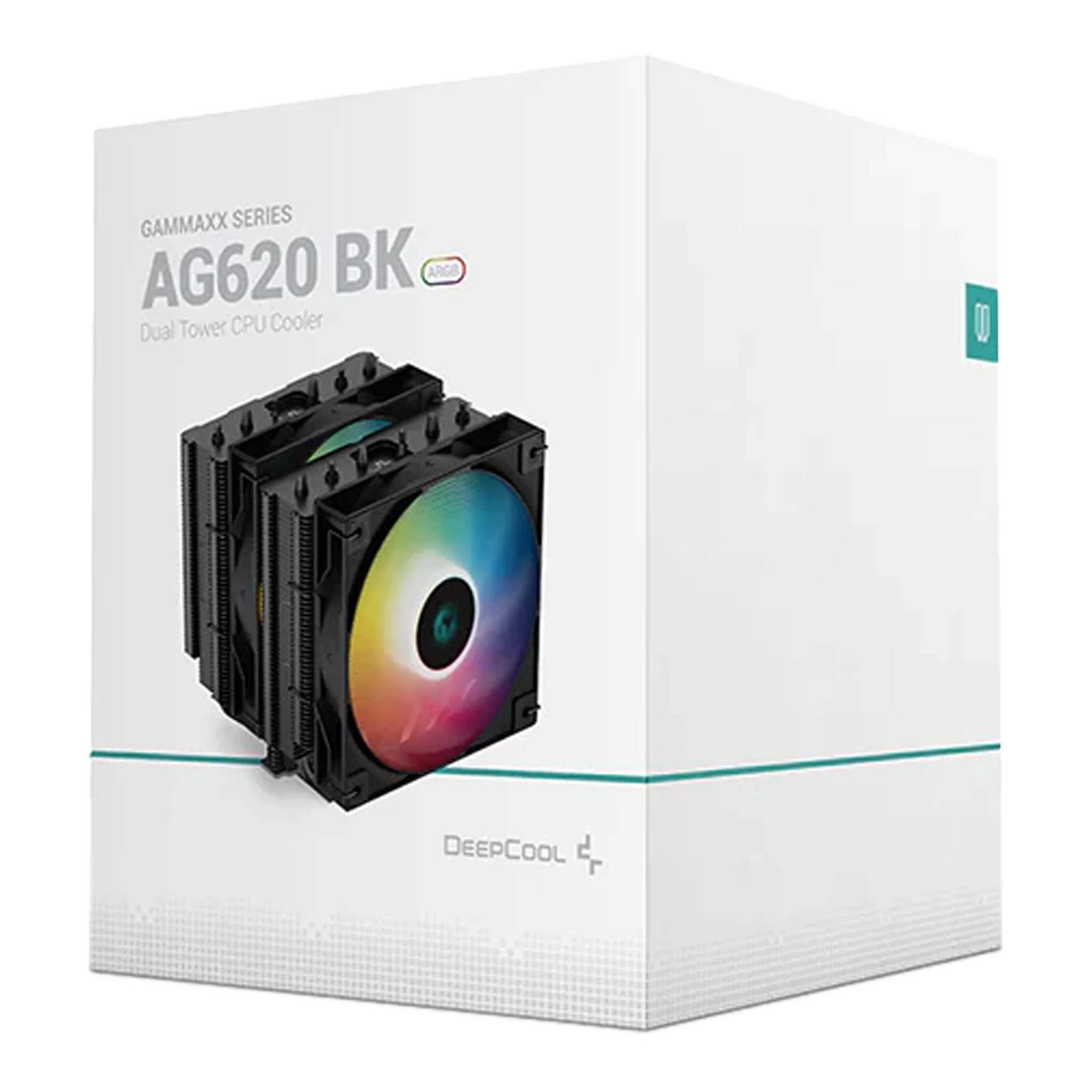 DeepCool R-AG620-BKANMN-G-2 Dual-Tower 120m BK ARGB CPU Cooler - Black - Image 5