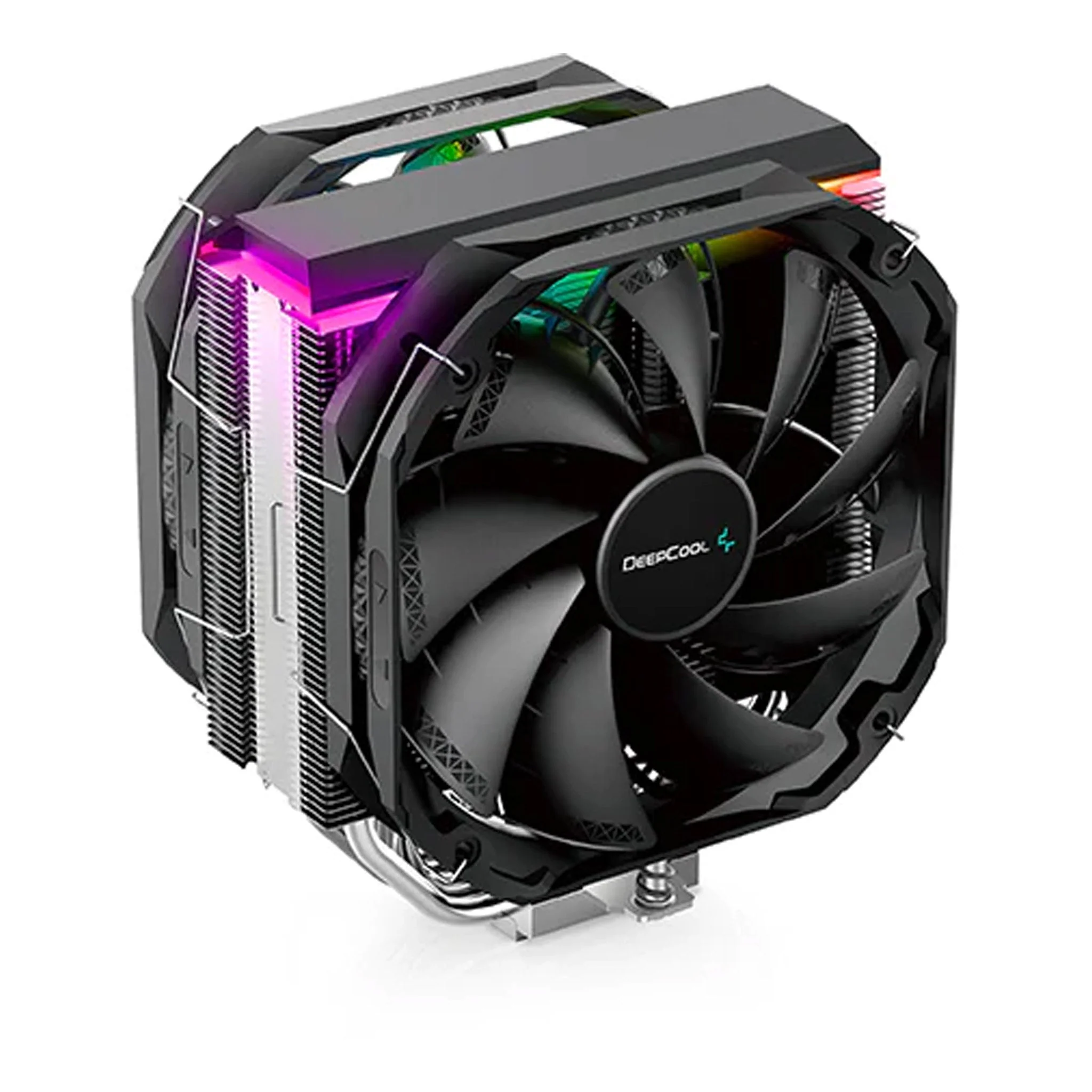 DeepCool R-AS500-BKNLMP-G Dual 140mm PWM Fans AS500 PLUS Single Tower CPU Cooler