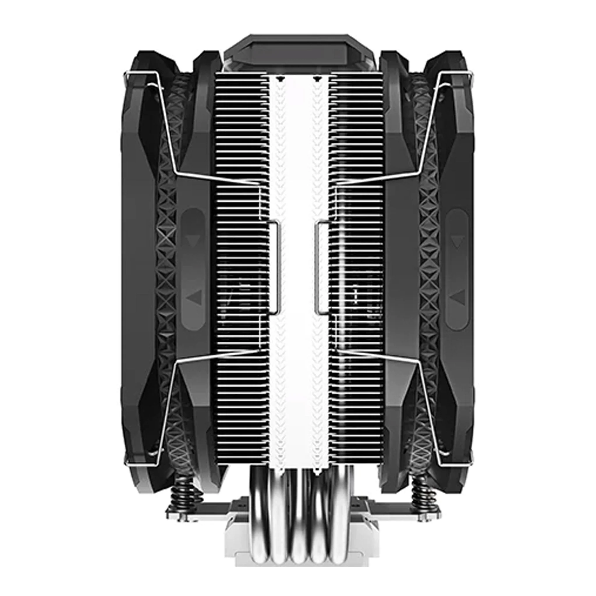 DeepCool R-AS500-BKNLMP-G Dual 140mm PWM Fans AS500 PLUS Single Tower CPU Cooler - Image 2