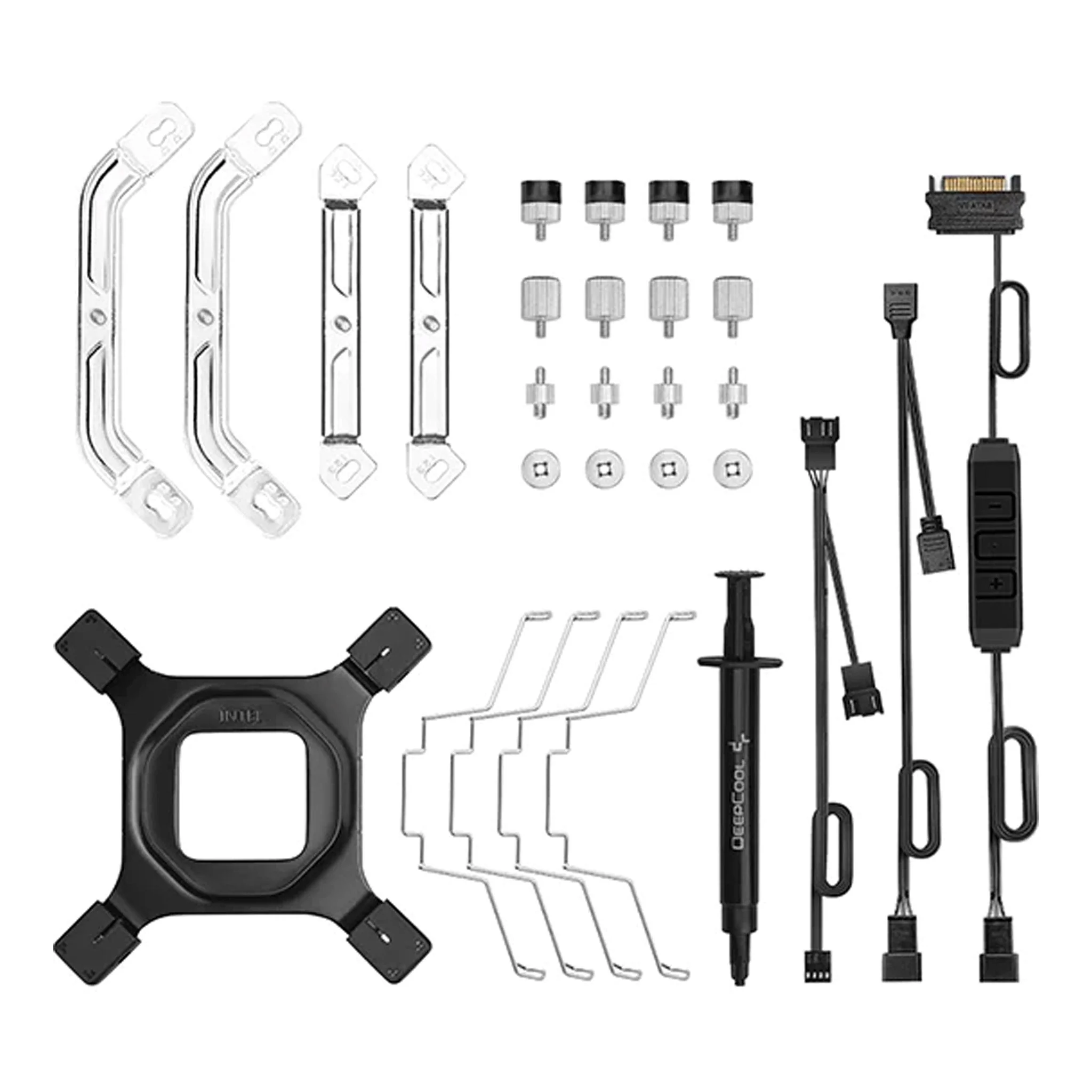 DeepCool R-AS500-BKNLMP-G Dual 140mm PWM Fans AS500 PLUS Single Tower CPU Cooler - Image 5