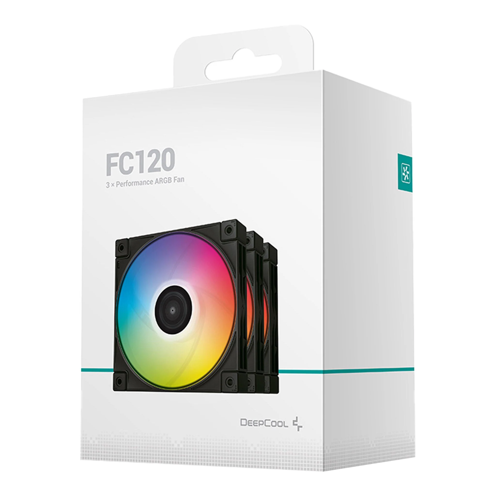 DeepCool R-FC120-BAMN3-G-1 FC120 Performance A-RGB PWM Fan 3-Pack - Black - Image 4