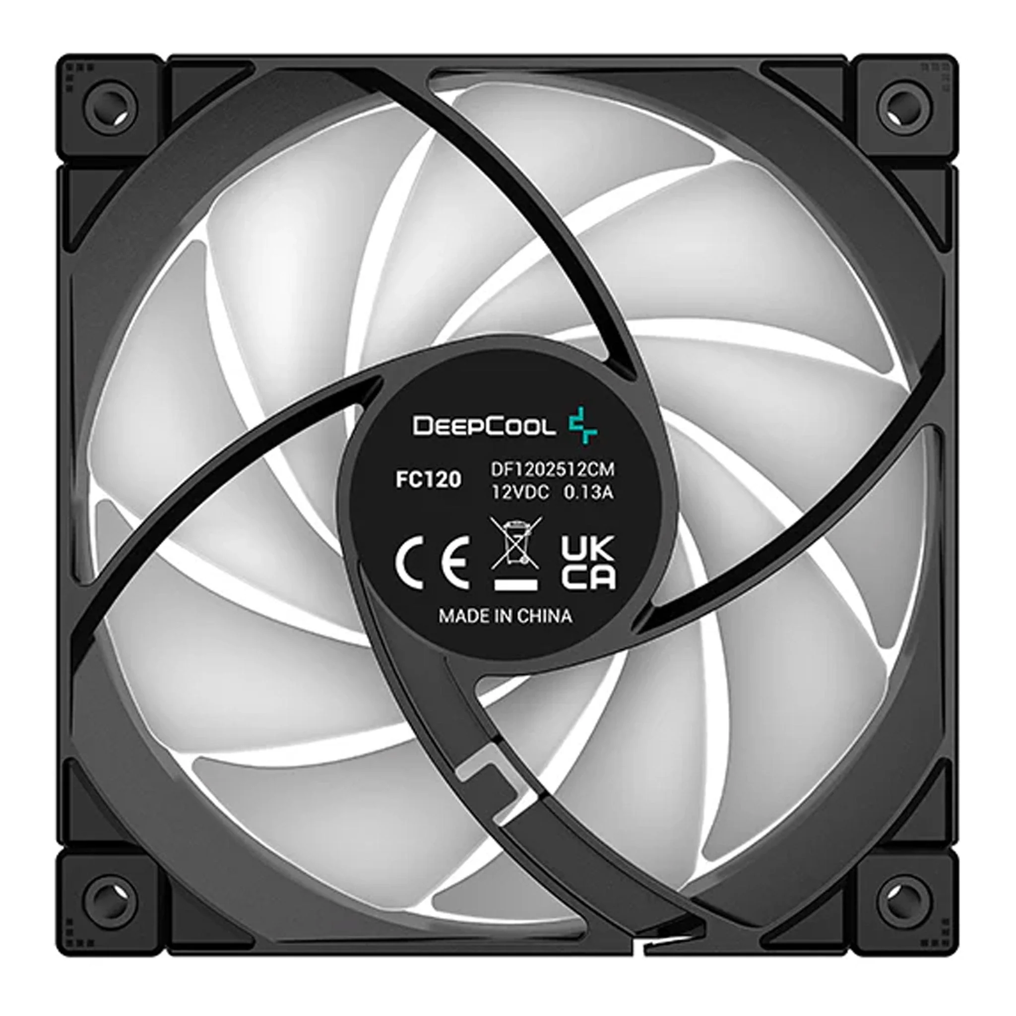 DeepCool R-FC120-BKAMN1-G-1 FC120 Performance A-RGB PWM 120mm Fan - Black - Image 3
