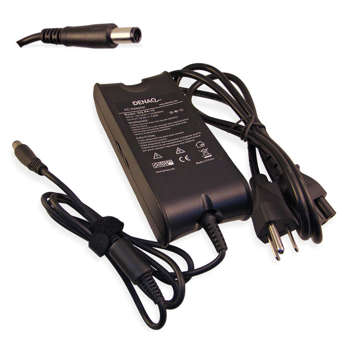 DENAQ DQ-PA-10-7450 19.5V 4.62A 7.4mm-5.0mm AC Adapter for DELL Inspiron, Latitude, Precision, Studio, Vostro & XPS Series Laptops
