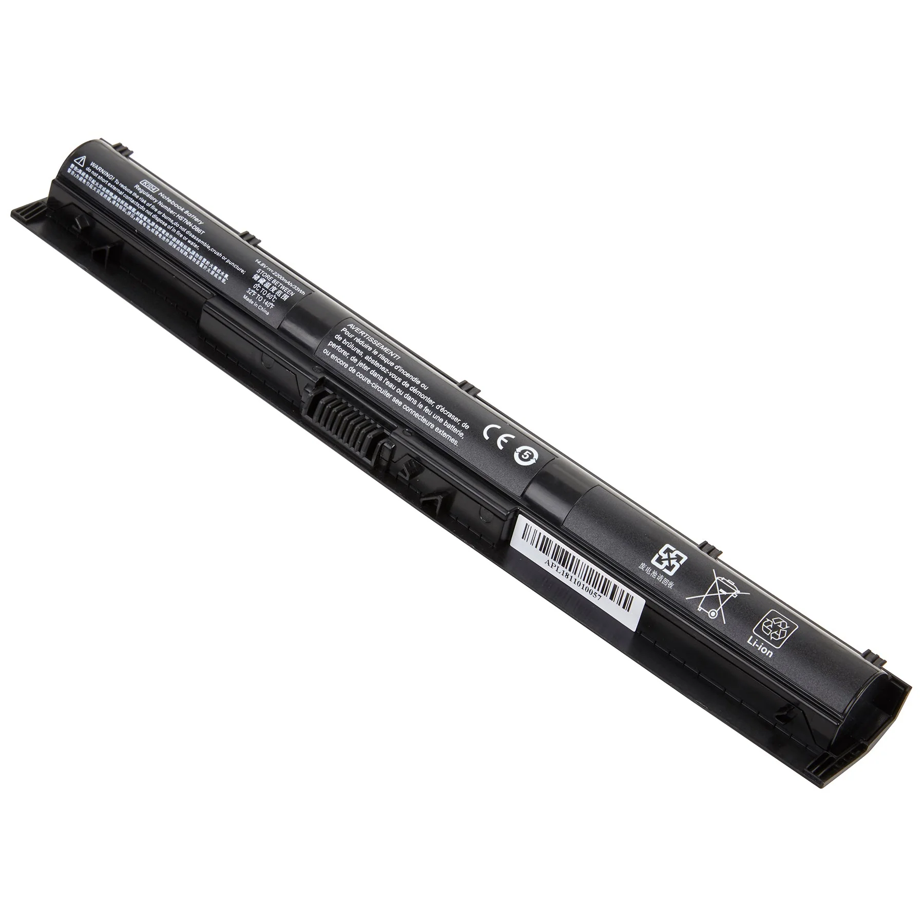 DENAQ NM-HSTNN-DB6T 14.8 volt 2200 mAh Lithium Ion battery fits the HP HSTNN-LB6S Laptop