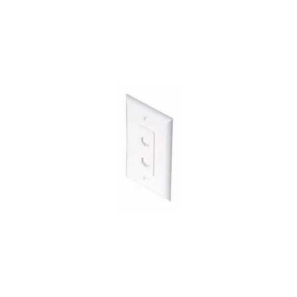 Dual Hex Hole Wall-Plate - Ivory
