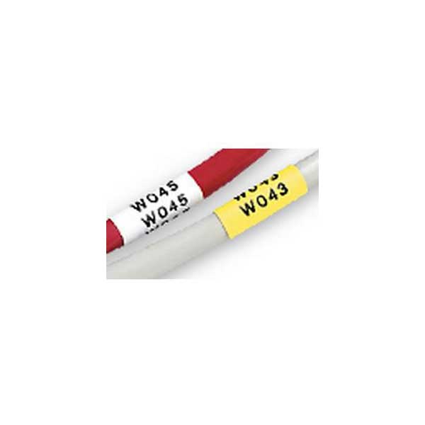 DYMO Rhino 18488 1/2" Flexible Nylon Label Tape, Black On White, IND, 11.5FT - Image 2