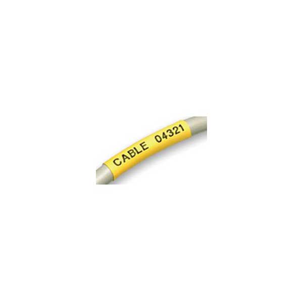 DYMO Rhino 18055 1/2" Heat Shrink Tubing, Black On White, 3:1, IND, 5FT - Image 2