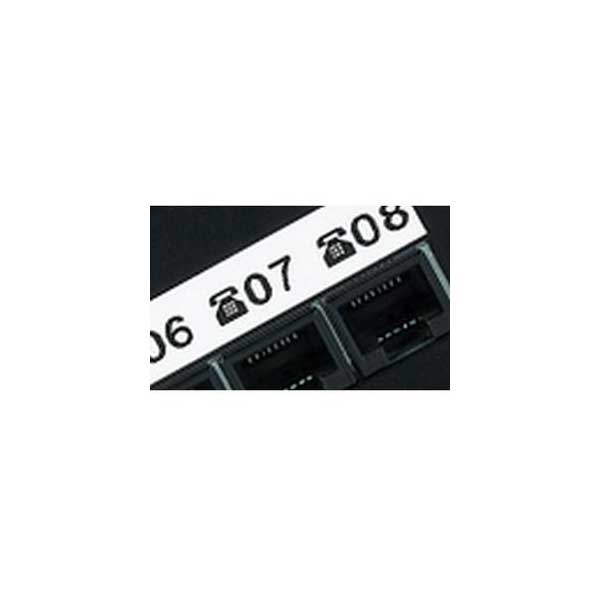 DYMO Rhino 18483 1/2" Permanent Polyester Label Tape, Black On White, IND, 18FT - Image 2