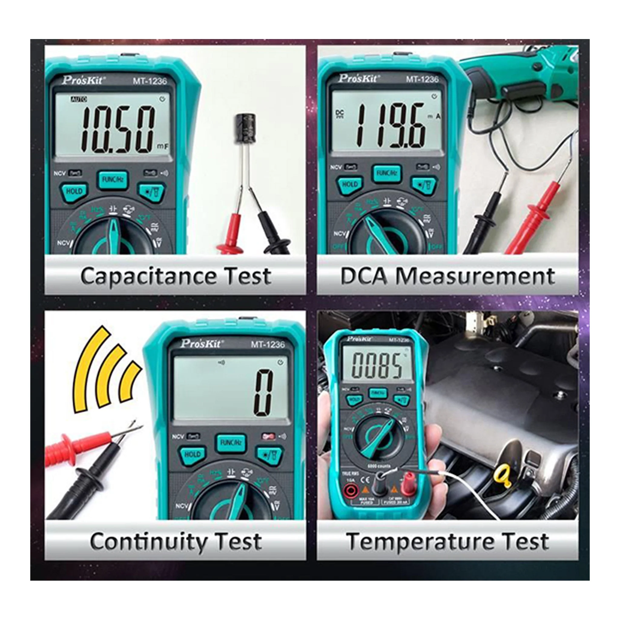 Eclipse Tools MT-1236 3-5/6 True-RMS Compact Digital Multimeter - Image 12