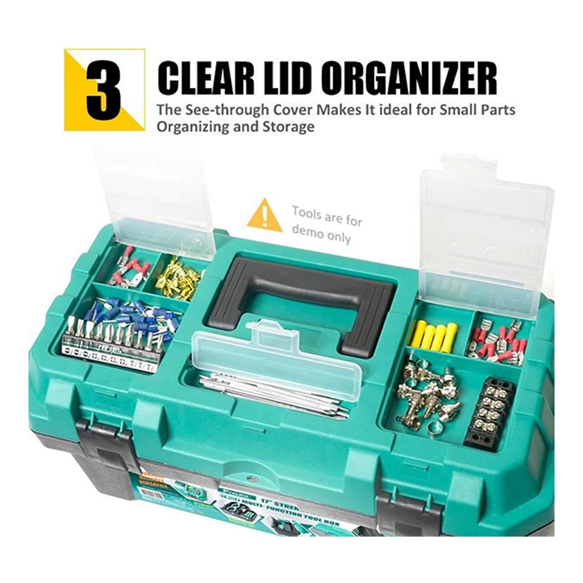 Eclipse Tools SB-1418 Multi-Function Tool Box with Removable Tray - Image 4