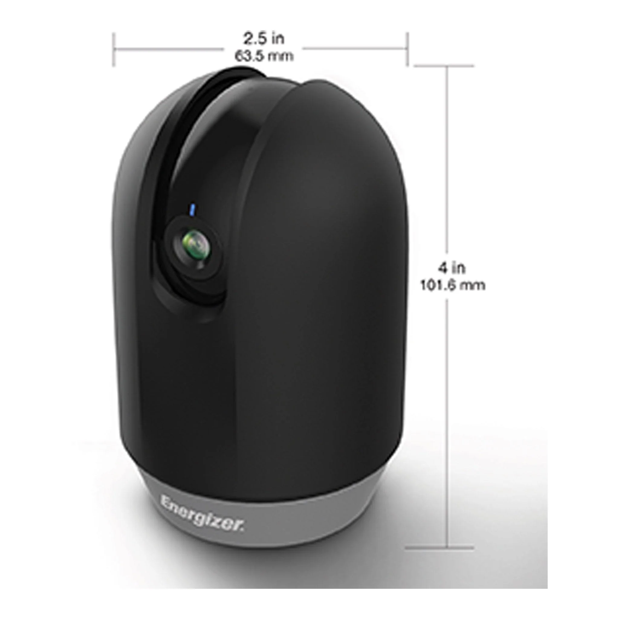 Energizer EIP1-1004-WHT White Smart Wifi 1080p Pan & Tilt Indoor Video Camera - Image 3