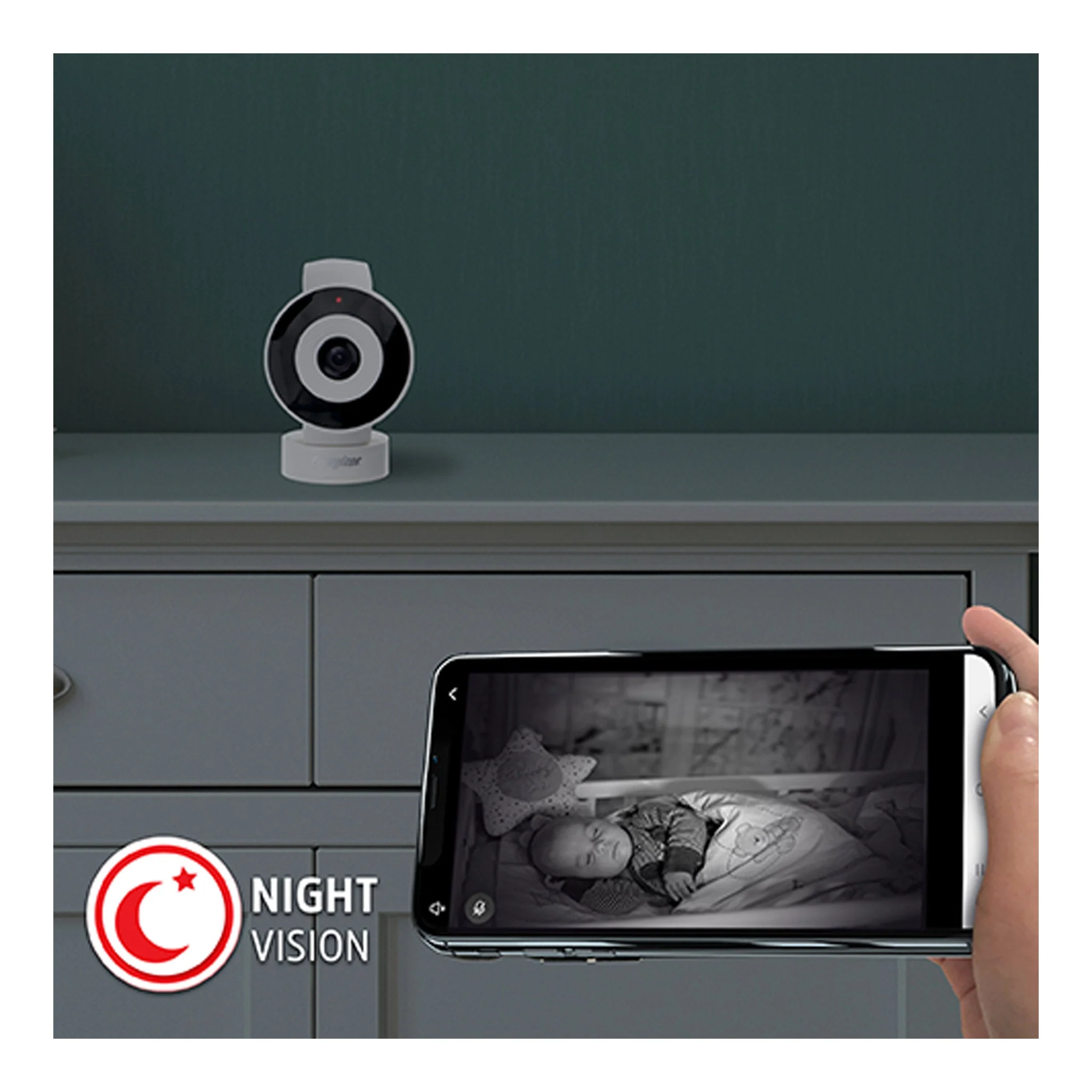 Energizer EIX1-1004-WHT White 1080p Full HD Smart Wi-Fi Indoor Camera - Image 5