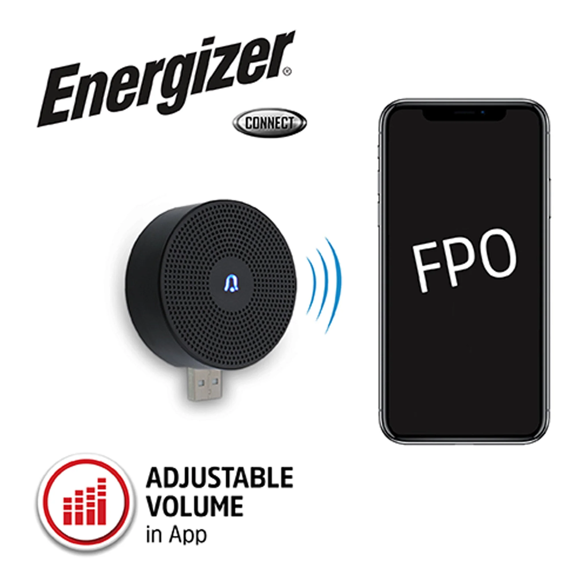 Energizer EOD1-1003-CHM Smart Wifi Wireless Chime for Video Doorbell - Image 6